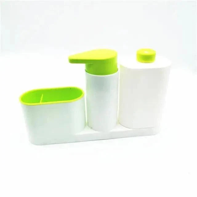 3-in-1 Sink Soap Dispenser & Sponge Caddy