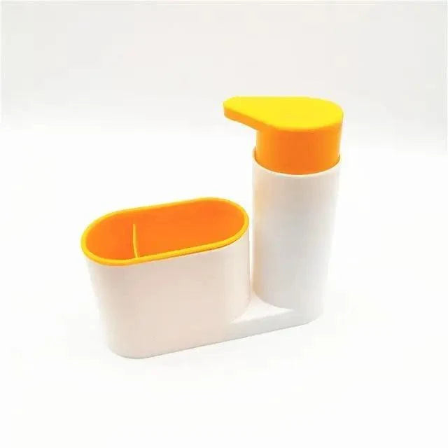3-in-1 Sink Soap Dispenser & Sponge Caddy