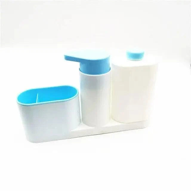 3-in-1 Sink Soap Dispenser & Sponge Caddy