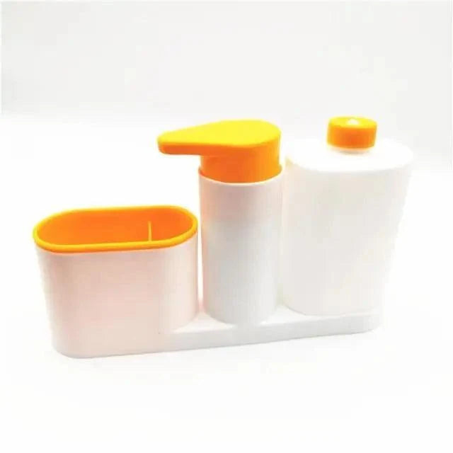 3-in-1 Sink Soap Dispenser & Sponge Caddy