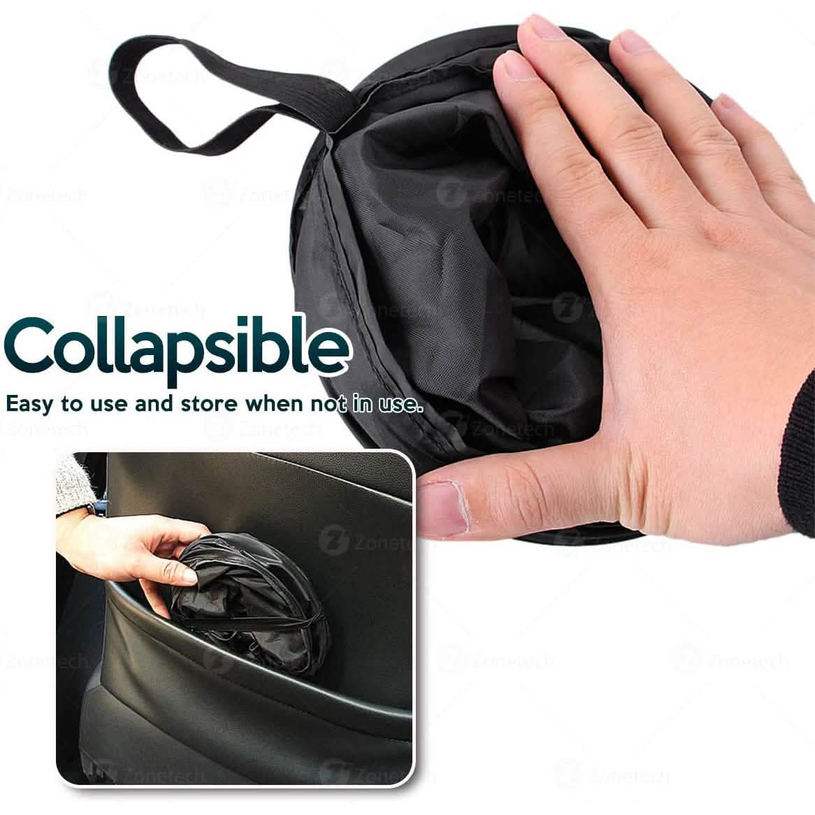 Zone Tech Portable Car Trash Can