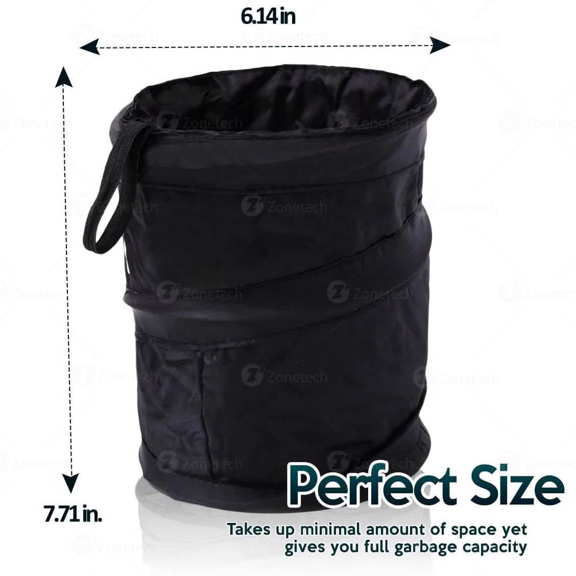 Zone Tech Portable Car Trash Can